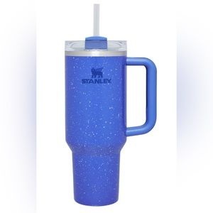 Blue Paint Splattered Stanley Cup 40oz